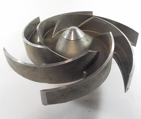 Steel alloy impeller