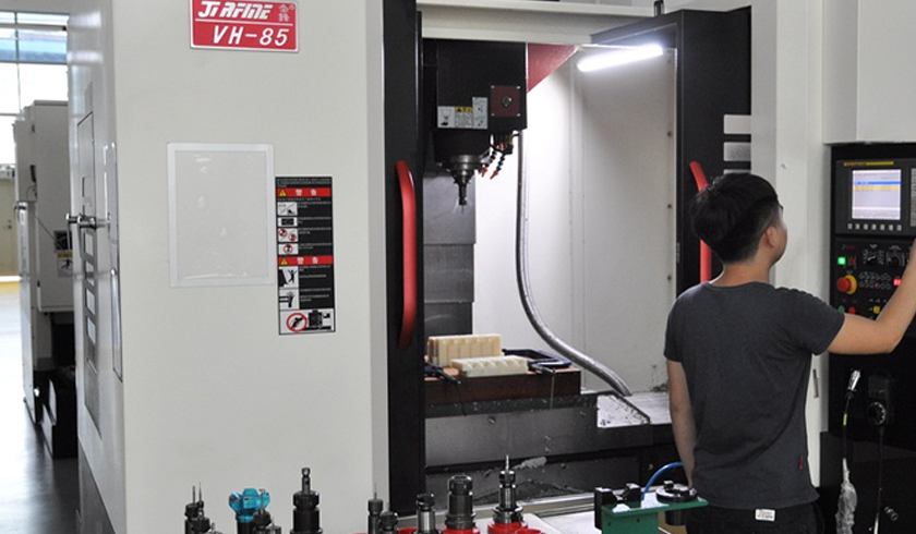 CNC machining workshop